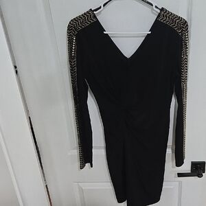 Siena Women's Embellished Twist-Front Bodycon Dress